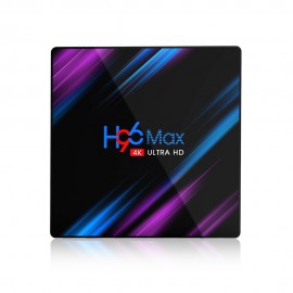 H96 Max Smart Android 9.0 TV Box RK3318 Quad Core 64 Bit UHD 4K VP9 H.265 2GB / 16GB 2.4G / 5G WiFi BT4.0 HD Media Player Display Screen Remote Control