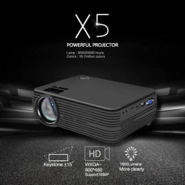 X5 Mini LCD Projector 1080P 100