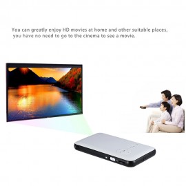 Android 4.4.2 DLP LED Projector + Smart TV Box 1G / 8GB 2 in 1