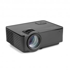SD150 LCD Projector LED 1080P Home Theater 2400 Lumens 1000:1 Contrast Ratio with HD VGA USB Port