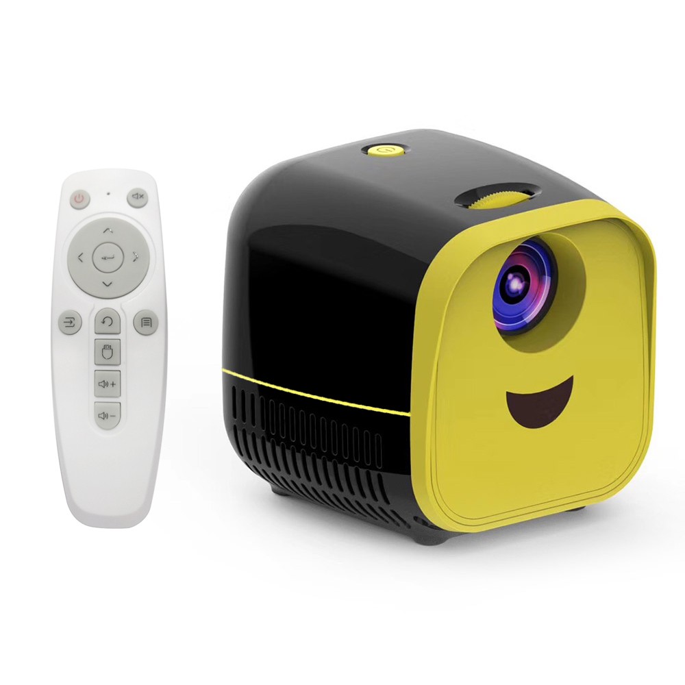 Mini LCD Projector Support 1080P Cute Kids Projector Children's LED Projector Built-in HiFi For Home Media Player Support TF Card