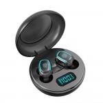 A10 True Wireless Headphones Bluetooth 5.0 Mini TWS Earbuds Sweatproof Sport Headset In-ear Earphones with Mic Charging Case Battery Digital Display