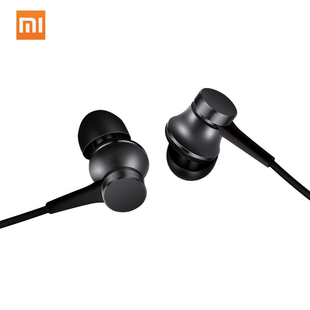 Original Xiaomi In-Ear Earphones Fresh Version 3.5mm Plug Balance Damping System Earbuds Built-in Microphone Answering Calls Headset for Smartphone