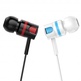 PTM Wired In-ear Earphones Stereo Gaming Headset Headphones with In-line Control & Microphone for PSP iPhone iPad Android Smartphones Tablet PC Laptop