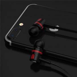PTM Wired In-ear Earphones Stereo Gaming Headset Headphones with In-line Control & Microphone for PSP iPhone iPad Android Smartphones Tablet PC Laptop