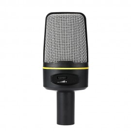 Desktop Microphone with Tripod Professional Podcast Studio Microphone For Laptop/PC (3.5mm Jack/2.1M-Cable) For Recording Vocals & Acoustic Instruments