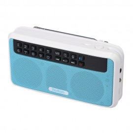 Rolton E500 Wireless Bluetooth Speaker 6W HiFi Stereo Music Player Portable Digital FM Radio w/ Flashlight LED Display Mic Support Hands-free Record TF Music Play