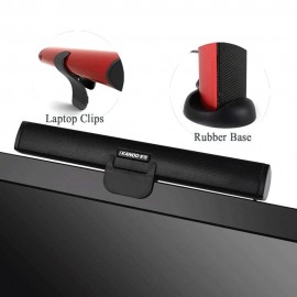 Mini USB Lautsprecher Laptop Subwoofer Stereo Soundbar Loudspeaker for Noteook PC Computer TV